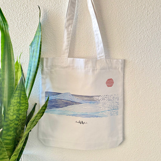 Tote Bag : Wave & Sunset